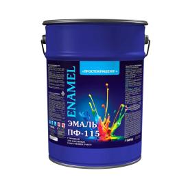 Эмаль ПФ-115 Простокрашено! голубая 6 кг