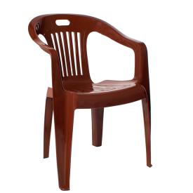Кресло пластиковое М8020 коричневое