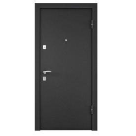 Дверь металлическая Х3 950x2050 мм темно-серый букле графит L
