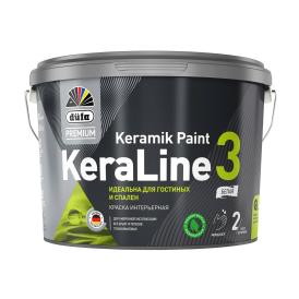 Краска ВД Dufa Premium KeraLine 3 База 3 2,5 л