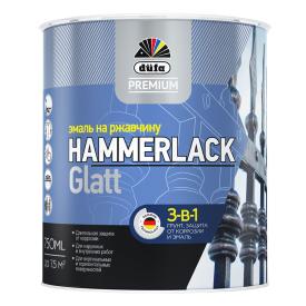 Грунт-эмаль "Dufa Premium" HAMMERLACK RAL 9005 черная 750 мл