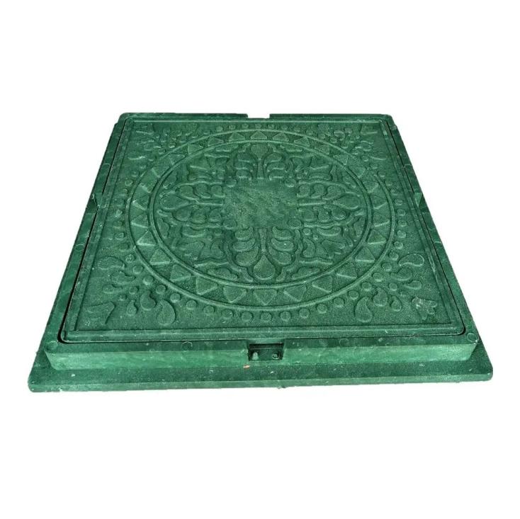 Люк полимерпесчаный квадратный h 66 мм макс. нагрузка 1,5 т в ассортименте