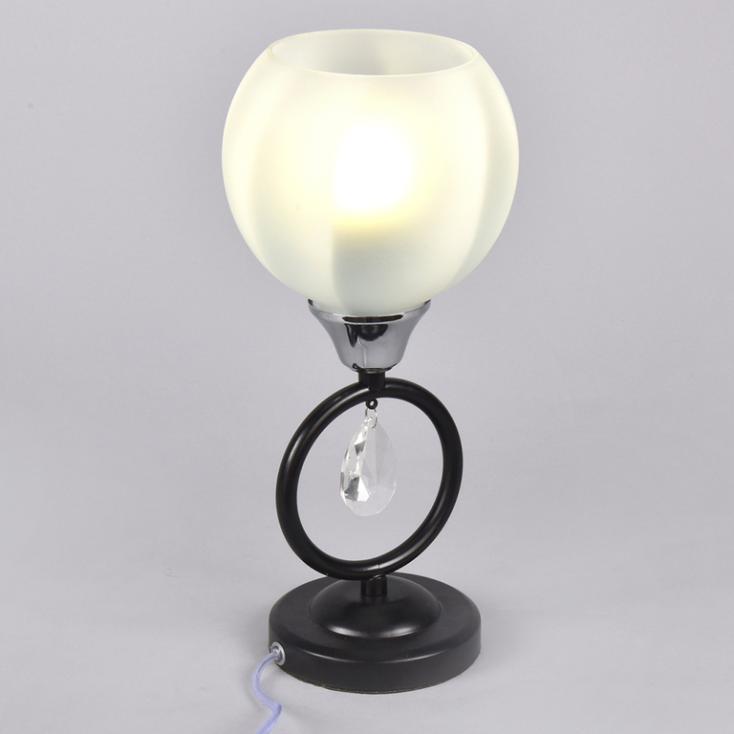 Лампа настольная 1 ламп Е27 Орион РС20933 BK/1T