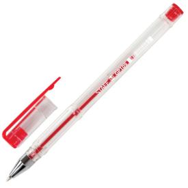 Ручка гелевая STAFF Basic красная 0.5мм