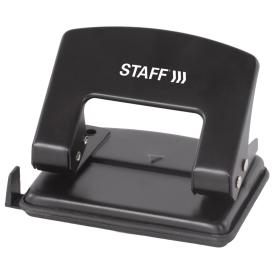 Дырокол металлический Staff Manager черный до 20 л. 224649
