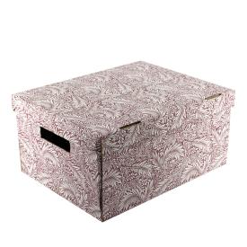 Коробка для хранения Мелисса бордовый 370х280х180