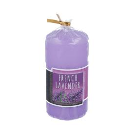 Свеча колонна Лавандовое мыло 50х100 ароматизированная Bartek
