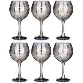 Набор бокалов для вина Бакарра графит 6 шт 280 мл 194-619