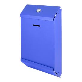 Ящик почтовый  с замком синий (20)