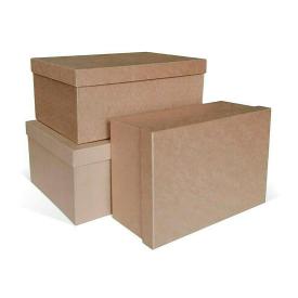 Коробка подарочная Крафт бумага прямоугольник 335х240х142,5