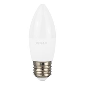 Лампа светодиодная LED Е27 свеча матовая 7Вт 4000К Value LVCLB60 7SW/840 свеча матовая E27 230В 10х1 RU OSRAM