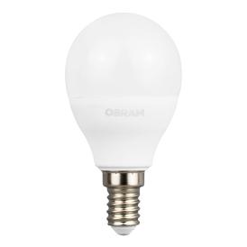 Лампа светодиодная LED Е14 7Вт 3000К Value LVCLP60 7SW/830 шар матовая E14 230В 10х1 RU OSRAM