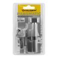 Механизм цилиндровый 90 мм с вертушкой Palladium Pragmatic ZN 90 C BK SN мат. никель