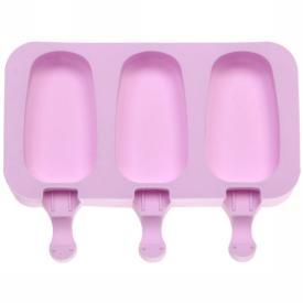 Форма для приготовления мороженного силиконовая Эскимо 19,5х15 см 339-748