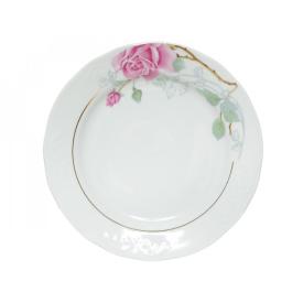 Тарелка мелкая Розовая нежность Надежда 17,5 см