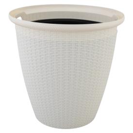 Кашпо Rattan сливочный 47 см 27/50 л