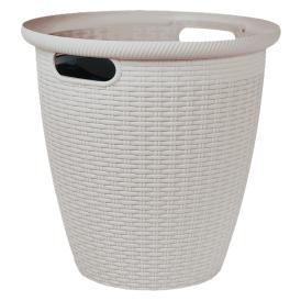 Кашпо Rattan сливочный 23,3 см 4,5/7 л