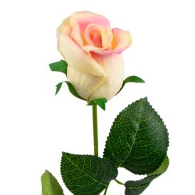 Цветок искусственный Роза розовая Natur