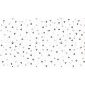 Плитка настенная Global Tile GT125VG Siluet GT  50х25 см мозаика белая  1,375 м2