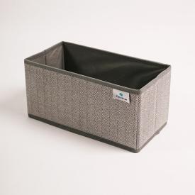 Коробка для хранения вещей серый 30х15х15