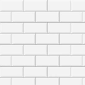 Панель стеновая Белая плитка 3000х600 мм