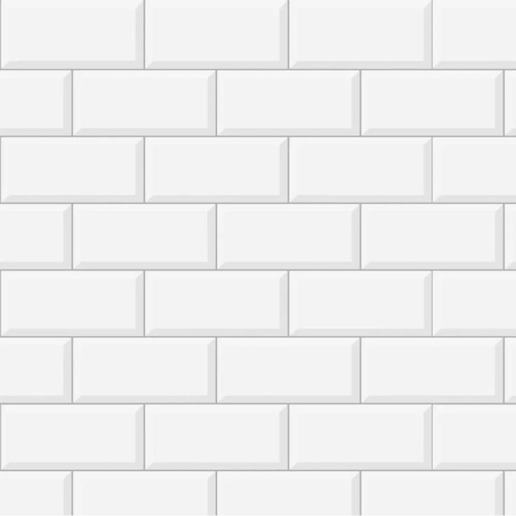 Панель стеновая Белая плитка 3000х600 мм