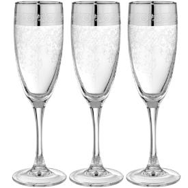 Набор бокалов для шампанского Ренессанс платина 6 шт 170 мл 194-697