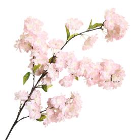 Цветок искусственный Сакура нежная из ткани (искусственный шелк, полиэтилен) 104x15x10 см