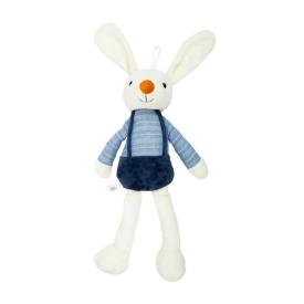 Игрушка мягконабивная Кролик из полиэстера, для детей старше 3-х лет 37х10х12,5см