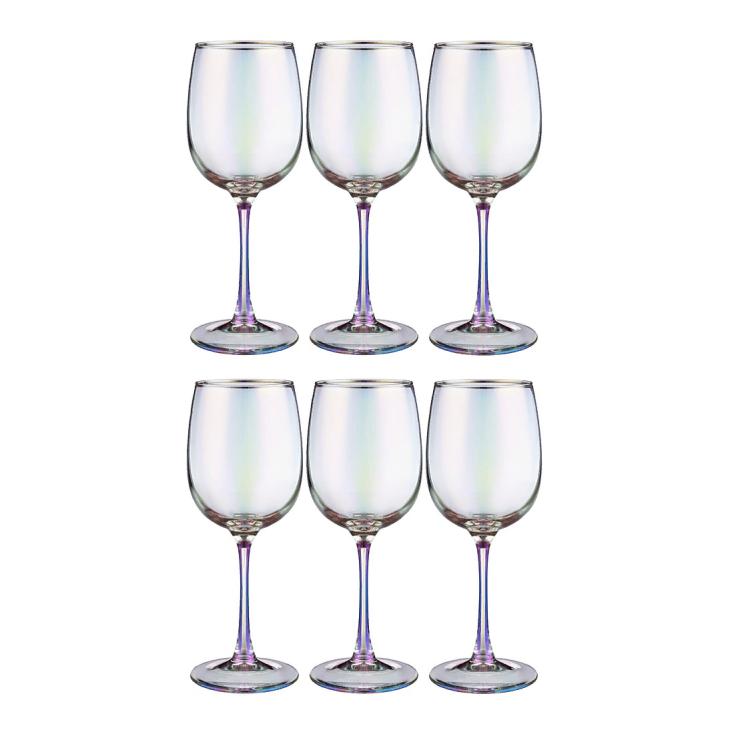 Набор бокалов для вина Лиловая дымка 6 шт 420 мл 194-736