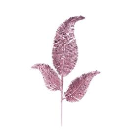 Украшение интерьерное  ветка Розовая из полиэтилена 39 x 15 x 0,5см