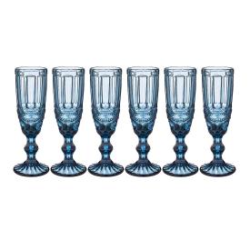 Набор бокалов для шампанского Серпентина Muza Color 6 шт 150 мл 781-145