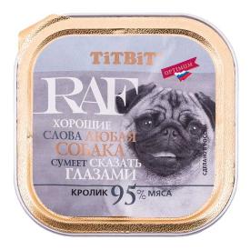 Консервы для собак TiTBiT Raf Кролик 100 г