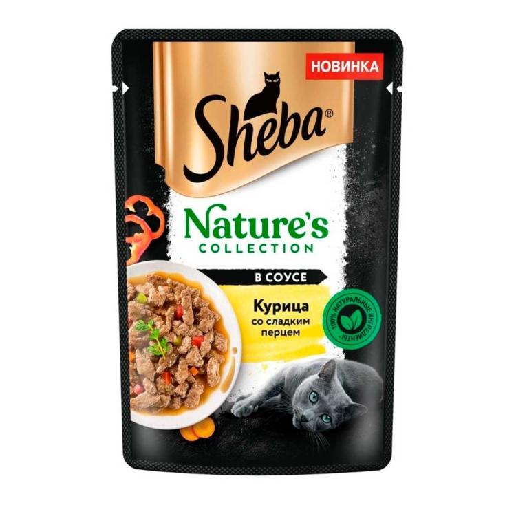 Корм для кошек влажный Sneba Nature's Collection Курица и паприка 75 г