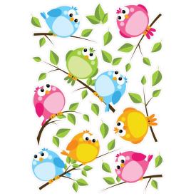 Наклейка интерьерная KN 4013 Декоретто Разноцветные птички