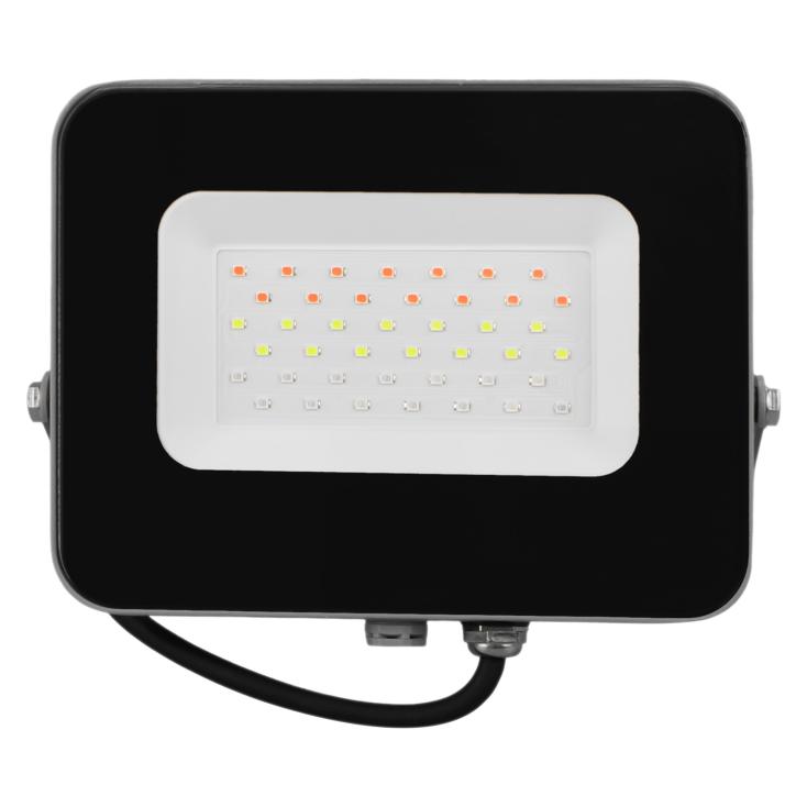 Прожектор светодиодный СДО 07-30RGB multicolor IP65 сер. IEK LPDO7RGB-01-30-K03