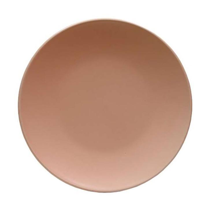 Тарелка плоская розовая 27 см