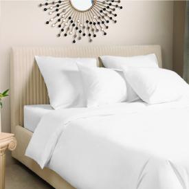 Белье постельное 2-спальное Ecotex Моноспейс с наволочками 50х70 см 70х70 см белый