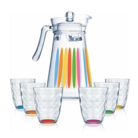 Набор питьевой Luminarc Rainbow на 6 персон 7 предметов