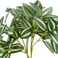 Растение искусственное Традесканция 30 см белый-зеленый