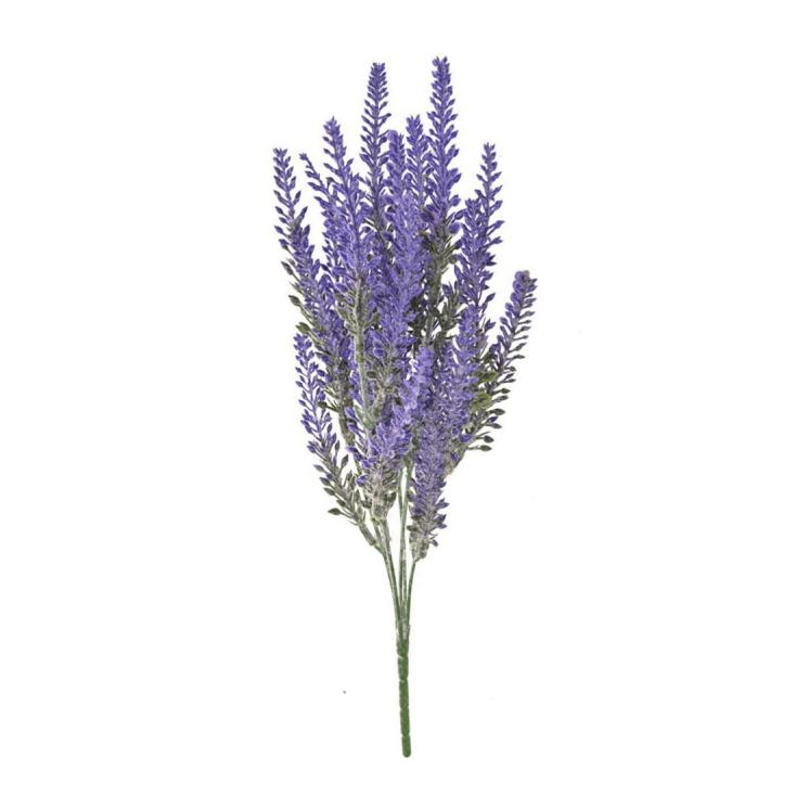 Цветок искусственный Лаванда 35 см синий
