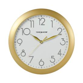 Часы настенные TROYKA круг 29 см золото классика 11171183