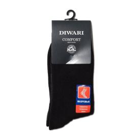 Носки мужские DiWaRi Comfort махровая стопа размер 29 черные