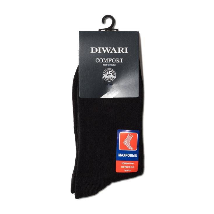 Носки мужские DiWaRi Comfort махровая стопа размер 29 черные