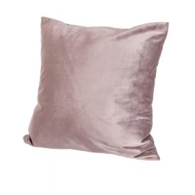 Подушка декоративная бархат 40х40 см розовый