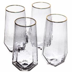 Набор стаканов для воды/сока Ice Crystal графит 4 шт 400 мл 359-0704