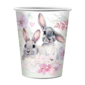 Набор стаканов бумажных Кролики 6 шт 250 мл