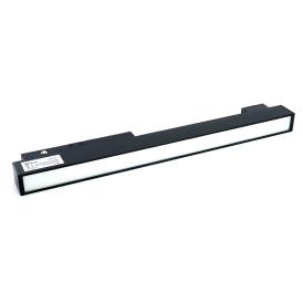 Светильник светодиодный трековый низковольтный Feron 12W 960 Lm 3000К 110 градусов черный MGN302