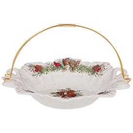 Блюдо Lefard Celebration с метал ручкой 26 см