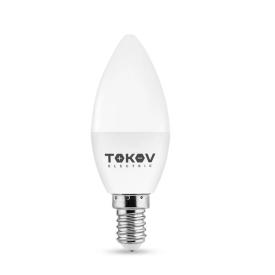 Лампа светодиодная 7Вт С37 4000К Е14 176-264В Tokov Electric TKE-C37-E14-7-4K 1660397